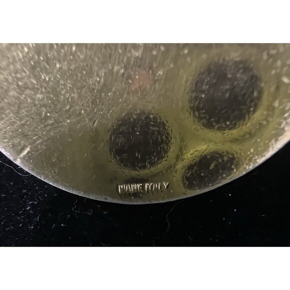 Celine Triomphe Logo Red Enamel Gold Tone Medallion Pendant w/Necklace - Picture 5 of 12